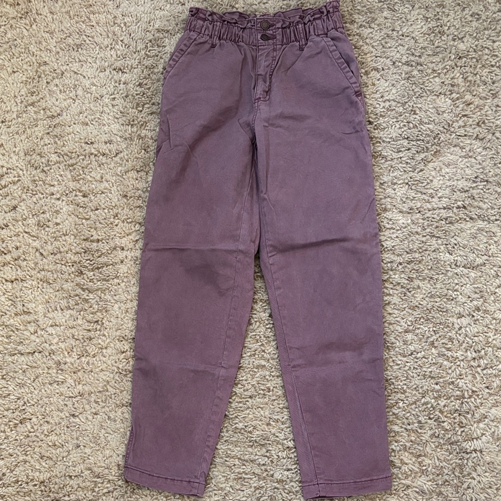 NEW Purple Elastic Pants